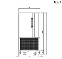 Шафа шокової заморозки Electrolux AOFPS101C, фото №5, інтернет-магазин харчового обладнання Систем4