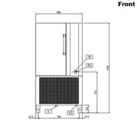 Шкаф шоковой заморозки Electrolux AOFPS101CR, фото №4, интернет-магазин пищевого оборудования Систем4