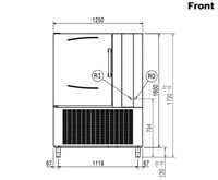 Шкаф шоковой заморозки Electrolux AOFPS102CR, фото №1, интернет-магазин пищевого оборудования Систем4