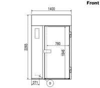 Шафа шокової заморозки Electrolux AOF20218RD, фото №3, інтернет-магазин харчового обладнання Систем4