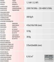 Електром'ясорубка Fimar 22/RS 1ph CE, фото №2, інтернет-магазин харчового обладнання Систем4