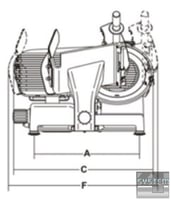 Слайсер Sirman Palladio 330 Aut., фото №5, интернет-магазин пищевого оборудования Систем4