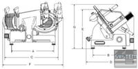 Слайсер Sirman Galileo 370 Aut. TOP, фото №5, интернет-магазин пищевого оборудования Систем4