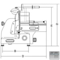 Слайсер Sirman Mantegna 300 VCO TOP, фото №5, интернет-магазин пищевого оборудования Систем4