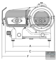 Слайсер Sirman Leonardo 350 VCS, фото №5, интернет-магазин пищевого оборудования Систем4