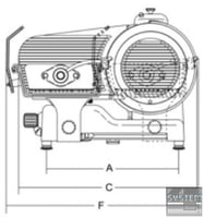 Слайсер Sirman Leonardo 250 VCO TOP, фото №2, интернет-магазин пищевого оборудования Систем4