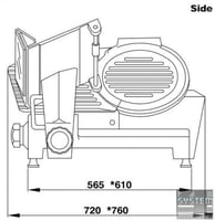 Слайсер Electrolux MSG30G, фото №3, интернет-магазин пищевого оборудования Систем4