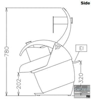 Овочерізка Electrolux TRS1V371, фото №4, інтернет-магазин харчового обладнання Систем4