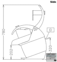 Овочерізка Electrolux TRS1V503, фото №4, інтернет-магазин харчового обладнання Систем4