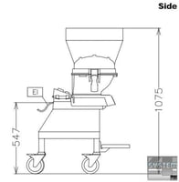 Овочерізка Electrolux TR2002V3, фото №4, інтернет-магазин харчового обладнання Систем4