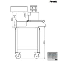 Овощерезка Electrolux TR260FL1VS, фото №2, интернет-магазин пищевого оборудования Систем4