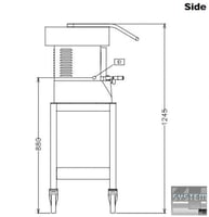 Овощерезка Electrolux TR260FL1VS, фото №4, интернет-магазин пищевого оборудования Систем4