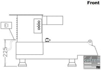 Овочерізка Electrolux TR260F1V, фото №2, інтернет-магазин харчового обладнання Систем4