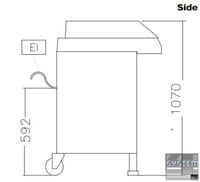 Овочерізка Electrolux TR300A, фото №4, інтернет-магазин харчового обладнання Систем4