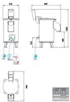 Картофелечистка Angelo Po PK20, фото №5, интернет-магазин пищевого оборудования Систем4
