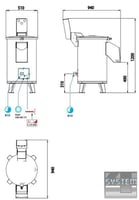 Картоплечистка Angelo Po PK20, фото №5, інтернет-магазин харчового обладнання Систем4