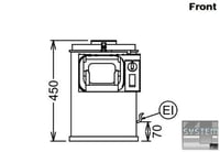 Картоплечистка Electrolux T5S, фото №2, інтернет-магазин харчового обладнання Систем4