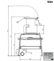 Картоплечистка Electrolux T5STN, фото №4, інтернет-магазин харчового обладнання Систем4