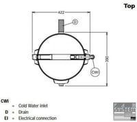 Картофелечистка Electrolux T8EFB, фото №3, интернет-магазин пищевого оборудования Систем4
