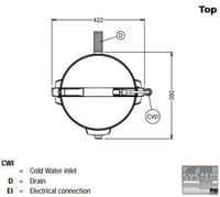 Картофелечистка Electrolux T8EFB, фото №3, интернет-магазин пищевого оборудования Систем4