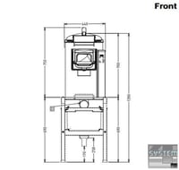 Картоплечистка Electrolux T15E1, фото №2, інтернет-магазин харчового обладнання Систем4