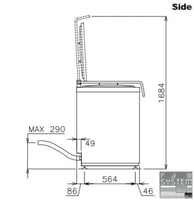 Овощемийна машина Electrolux LVA100D, фото №4, інтернет-магазин харчового обладнання Систем4