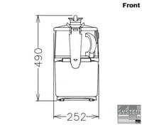 Кухонний процесор Electrolux TRK45VVE, фото №2, інтернет-магазин харчового обладнання Систем4