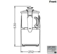 Кухонний процесор Electrolux TRK70VVE, фото №2, інтернет-магазин харчового обладнання Систем4