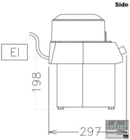 Куттер Electrolux K25, фото №4, интернет-магазин пищевого оборудования Систем4