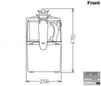 Куттер Electrolux K552V38, фото №2, интернет-магазин пищевого оборудования Систем4