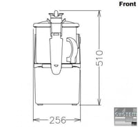 Куттер Electrolux K702V, фото №2, интернет-магазин пищевого оборудования Систем4