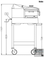 Куттер Electrolux K120F4, фото №4, інтернет-магазин харчового обладнання Систем4