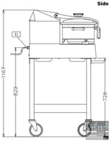 Куттер Electrolux K120F4SR, фото №4, интернет-магазин пищевого оборудования Систем4