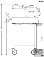 Куттер Electrolux KE120F, фото №4, интернет-магазин пищевого оборудования Систем4