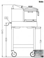 Куттер Electrolux K180F385, фото №4, интернет-магазин пищевого оборудования Систем4