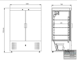 Холодильна шафа ШХ-0,8 Полюс, фото №2, інтернет-магазин харчового обладнання Систем4
