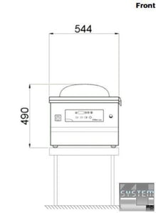 Вакуумний пакувальник Electrolux EVP45, фото №2, інтернет-магазин харчового обладнання Систем4