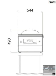 Вакуумный упаковщик Electrolux EVP45G, фото №2, интернет-магазин пищевого оборудования Систем4