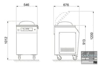 Вакуумный упаковщик Electrolux EVP45F, фото №2, интернет-магазин пищевого оборудования Систем4