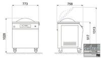 Вакуумный упаковщик Electrolux EVP50F, фото №2, интернет-магазин пищевого оборудования Систем4