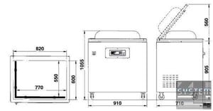 Упаковочная машина La Minerva Pack 63X, фото №4, интернет-магазин пищевого оборудования Систем4