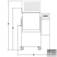 Тестомес Sirman IP 80 B/A, фото №3, интернет-магазин пищевого оборудования Систем4