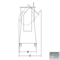 Тестомес Sirman IP 80 B/A, фото №4, интернет-магазин пищевого оборудования Систем4