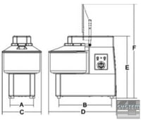 Тестомес Sirman Hercules 30 2V, фото №3, интернет-магазин пищевого оборудования Систем4