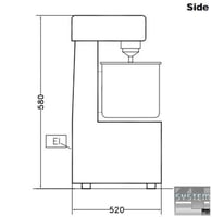 Тістоміс Electrolux ZSP10, фото №4, інтернет-магазин харчового обладнання Систем4