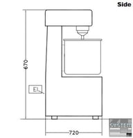 Тестомес Electrolux ZSP25, фото №4, интернет-магазин пищевого оборудования Систем4