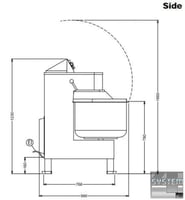 Тестомес Electrolux PSR100, фото №4, интернет-магазин пищевого оборудования Систем4