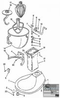 Миксер планетарный Bartscher А150.052, фото №3, интернет-магазин пищевого оборудования Систем4