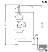 Міксер планетарний Electrolux XBMF20S5, фото №4, інтернет-магазин харчового обладнання Систем4