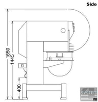 Міксер планетарний Electrolux XBE60SX, фото №4, інтернет-магазин харчового обладнання Систем4